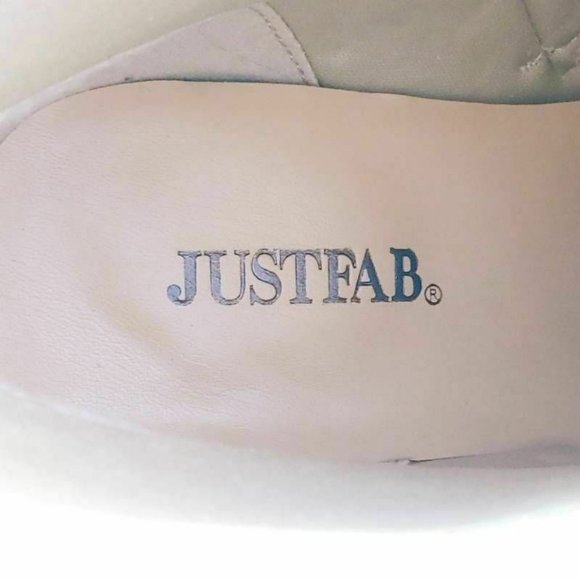 Justfab Womens Olyvia Ankle Booties Beige 7‎ New - Picture 10 of 12